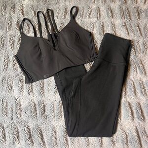 Like new lululemon align and like a cloud ribbed set